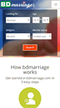 Mobile Screenshot of bdmarriage.com
